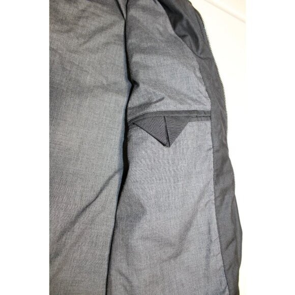 Mens Calvin Klein Casual Full Zip Bomber Jacket Coat XL Black Pockets - Picture 8 of 9